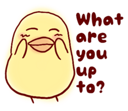 clown Hiyoko English sticker #7056668