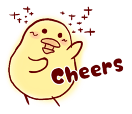 clown Hiyoko English sticker #7056669