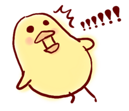 clown Hiyoko English sticker #7056683