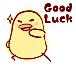 clown Hiyoko English sticker #7056687