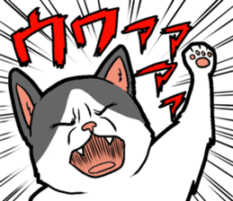 Kitan Club Japanese Cat "KUITOMERU-NYA" sticker #7057053
