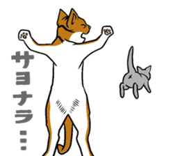 Kitan Club Japanese Cat "KUITOMERU-NYA" sticker #7057065