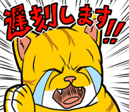 Kitan Club Japanese Cat "KUITOMERU-NYA" sticker #7057078