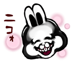 White Rabbit man sticker #7057188