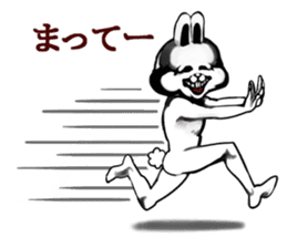 White Rabbit man sticker #7057204