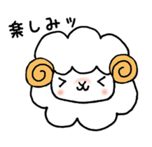 Sheep fluffy sticker #7057610