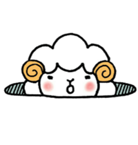 Sheep fluffy sticker #7057612