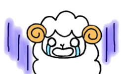 Sheep fluffy sticker #7057629