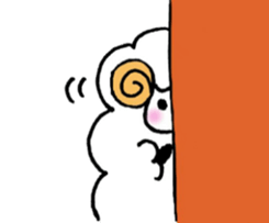 Sheep fluffy sticker #7057633