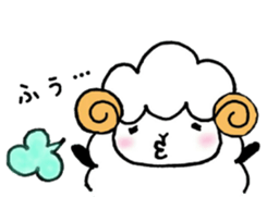 Sheep fluffy sticker #7057634