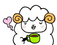 Sheep fluffy sticker #7057644