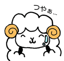 Sheep fluffy sticker #7057646