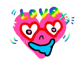 Blue Love Thing sticker #7058265