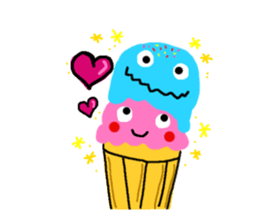 Blue Love Thing sticker #7058267