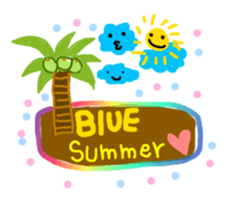 Blue Love Thing sticker #7058271