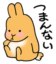 Roly-poly Rabbit sticker #7058812
