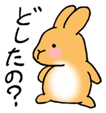 Roly-poly Rabbit sticker #7058820