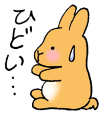 Roly-poly Rabbit sticker #7058824