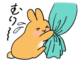 Roly-poly Rabbit sticker #7058830