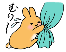 Roly-poly Rabbit sticker #7058830