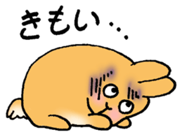 Roly-poly Rabbit sticker #7058834