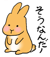 Roly-poly Rabbit sticker #7058835