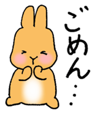 Roly-poly Rabbit sticker #7058844