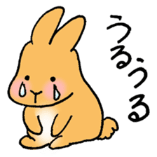 Roly-poly Rabbit sticker #7058846