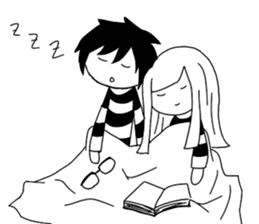 Monochrome Love sticker #7059169