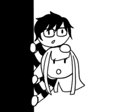 Monochrome Love sticker #7059170