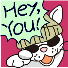 The cat WHITERUM lives in the present.