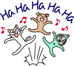 The cat WHITERUM lives in the present. sticker #7059345