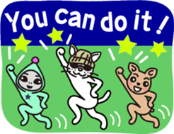 The cat WHITERUM lives in the present. sticker #7059363