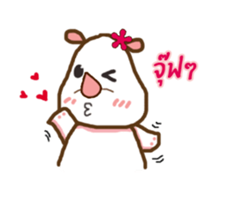 Pinkko : A pretty rhino sticker #7059871