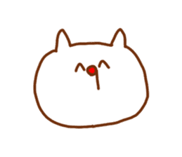 Sticker of the cat which may be cute sticker #7060120