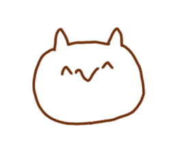 Sticker of the cat which may be cute sticker #7060123