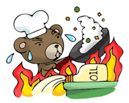 Coolest Bear sticker #7060247