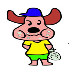 Healing of one-kun. sticker #7060461