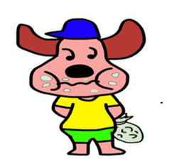 Healing of one-kun. sticker #7060461