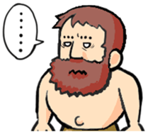 Old man of the wild sticker #7060498