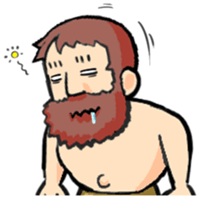 Old man of the wild sticker #7060505