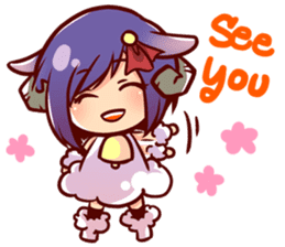 Girly Party sticker #7060571