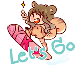 Girly Party sticker #7060573