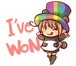 Girly Party sticker #7060582