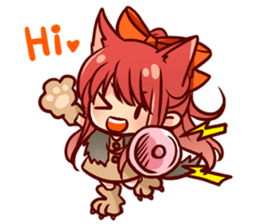 Girly Party sticker #7060592