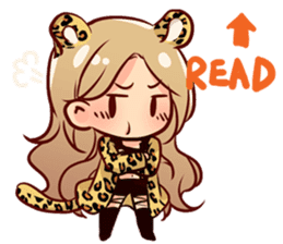 Girly Party sticker #7060597