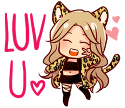 Girly Party sticker #7060598