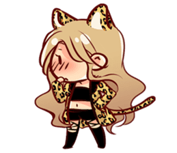 Girly Party sticker #7060599