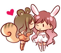 Girly Party sticker #7060602