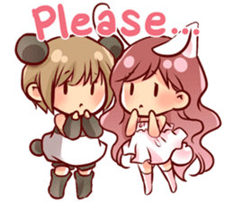 Girly Party sticker #7060603